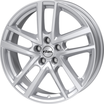 ALU Platišče RIAL ASTORGA 7,5x18 Polarno srebrno PLATIŠČA